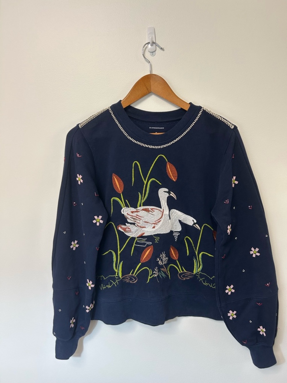 RARE Anthropology Swan Lake Sweater